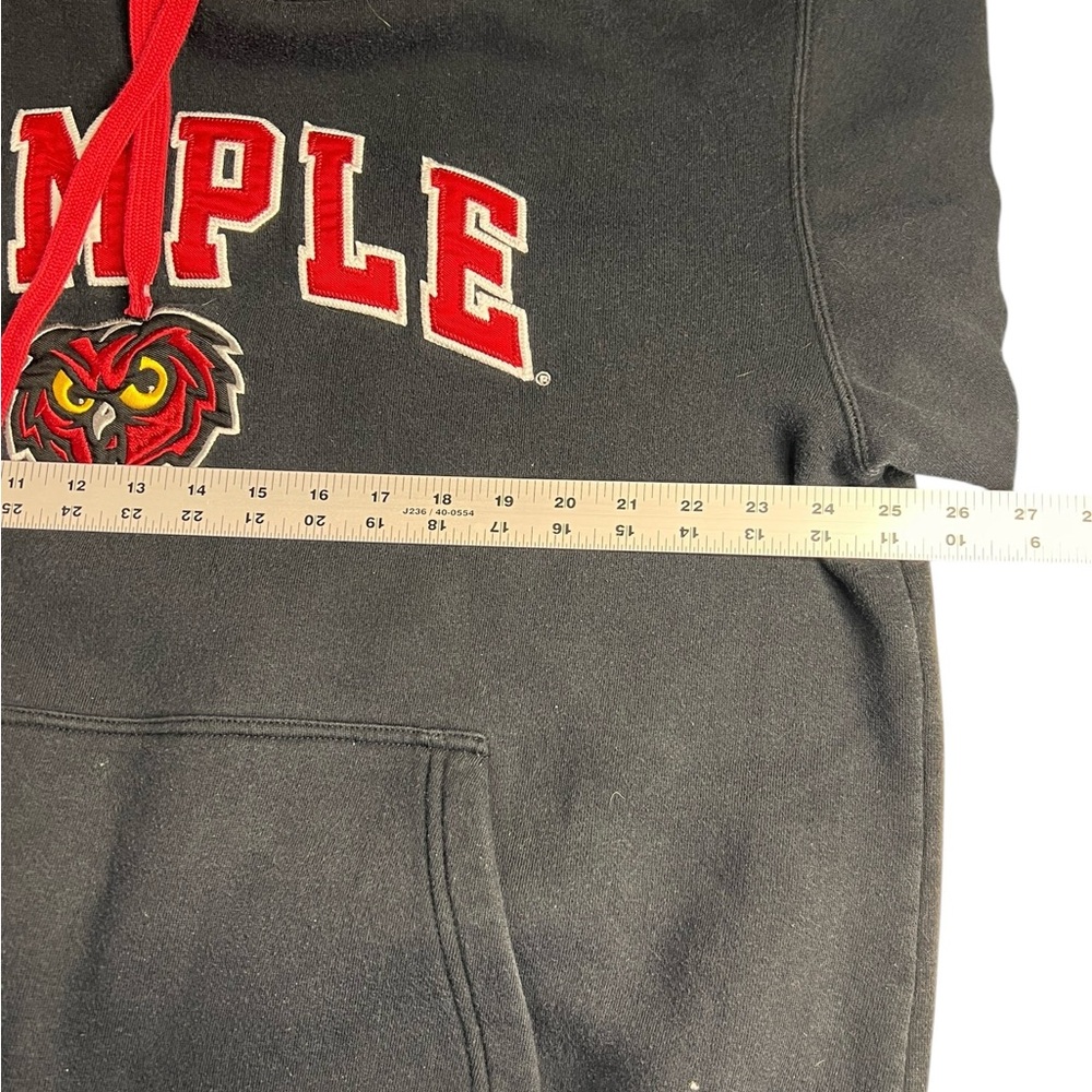 Vintage Y2K Temple Owls Sweatshirt Men's XL Black E5 brand Heavy Warm Thick - Picture 6 of 9